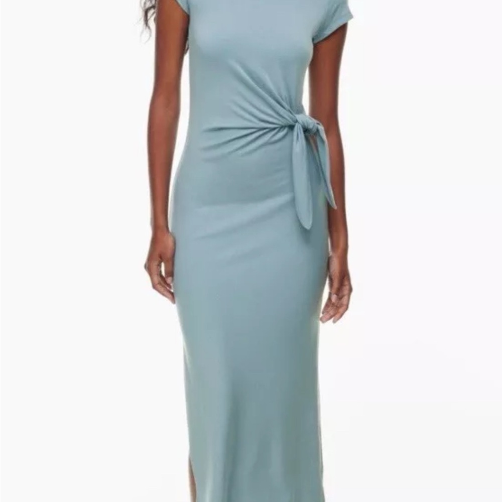 Aritzia Wilfred Fortune Tie Midi Dress